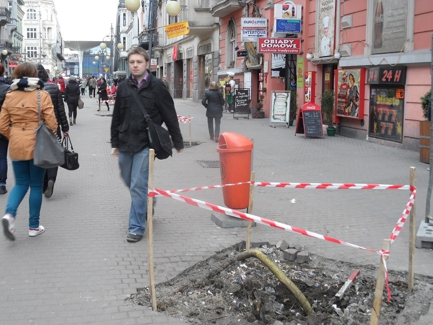 Usunięto drzewa z ulicy Stawowej w Katowicach