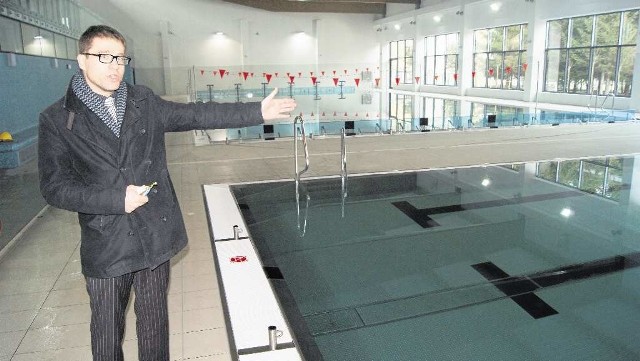 Część basenowa na szczęście działa bez zastrzeżeń - mówi dyrektor Bartosz Ścisłowicz