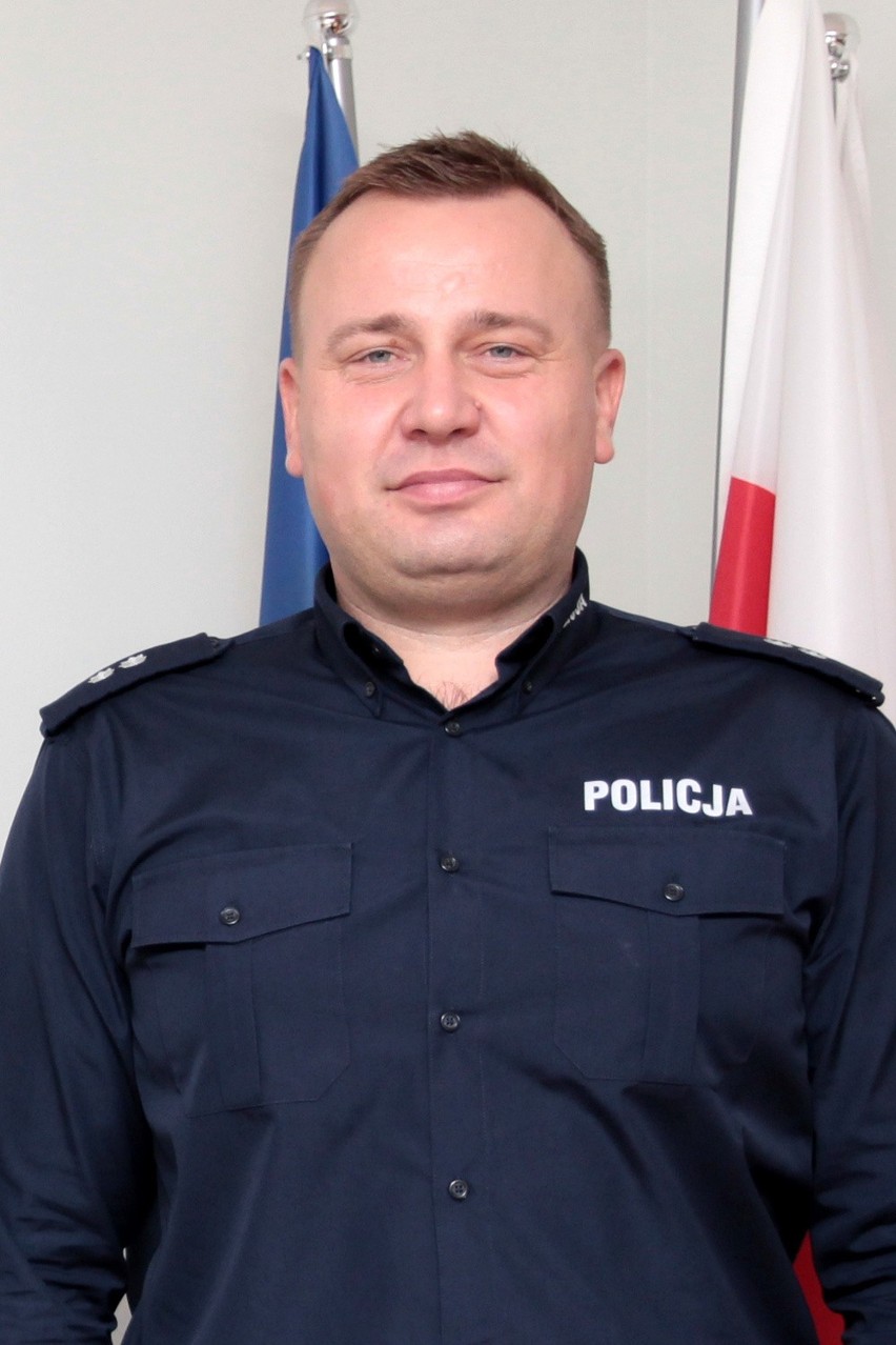 Podkomisarz Michał Godyń.