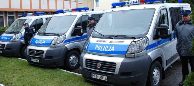 Nowe radiowozy słupskiej policji.