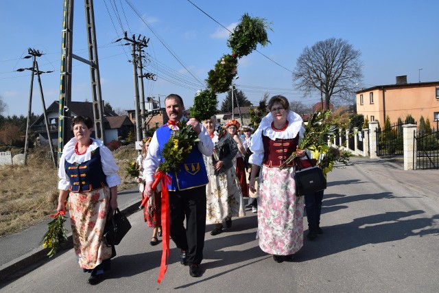 W Turzy Śląskiej mieszkańcy gminy Gorzyce zaprezentowali wyjątkowe palmy wielkanocne