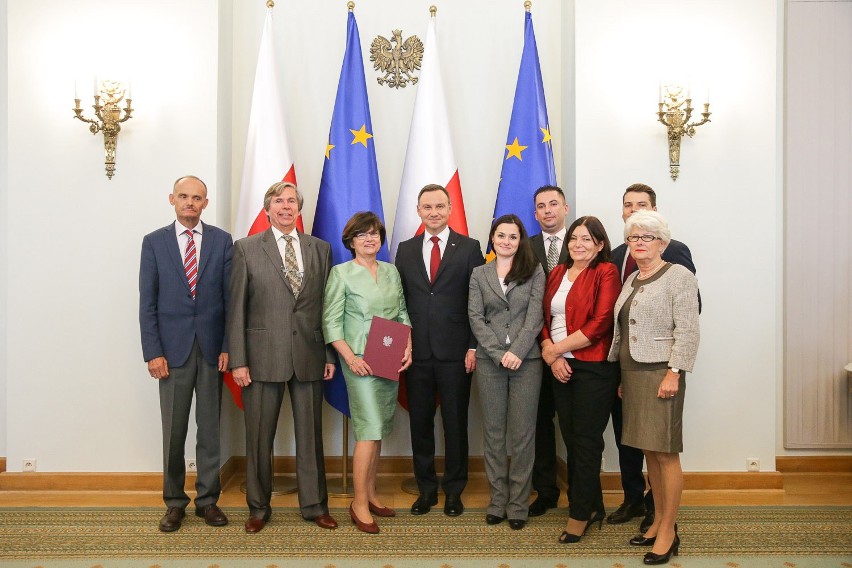 Prezydent Polski Andrzej Duda wręczył nominacje profesorskie