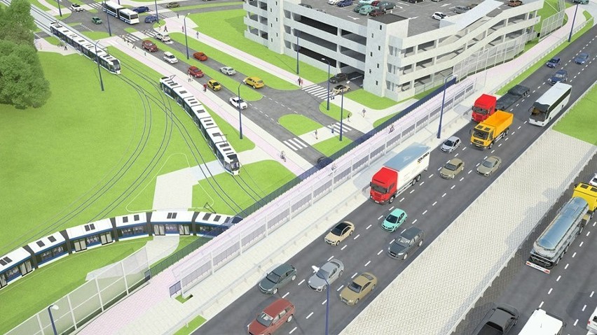 Kraków. Miasto planuje nowe linie tramwajowe z parkingami park&ride. Jest pomysł budowy miejsc postojowych przy węzłach autostradowych