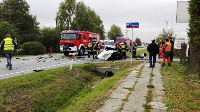 Wypadek na os. Biała w Rzeszowie. Ogromny korek na ul. Sikorskiego