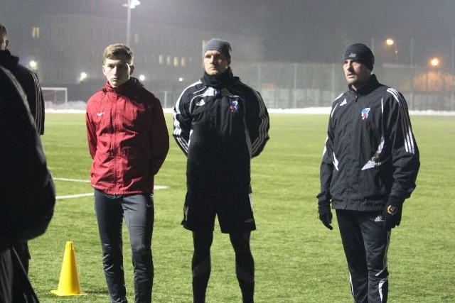 W drużynie Broni zagra między innymi zawodnik z drugiej ligi ukraińskiej, Vladlen Shkuratko (z lewej)