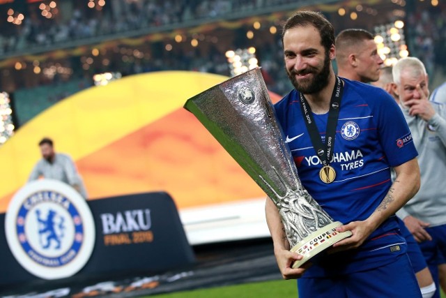 Argentyńczyk Gonzalo Higuain zdobył w swojej międzynarodowej karierze jedyne trofeum - Ligę Europy 2019 z Chelsea Londyn