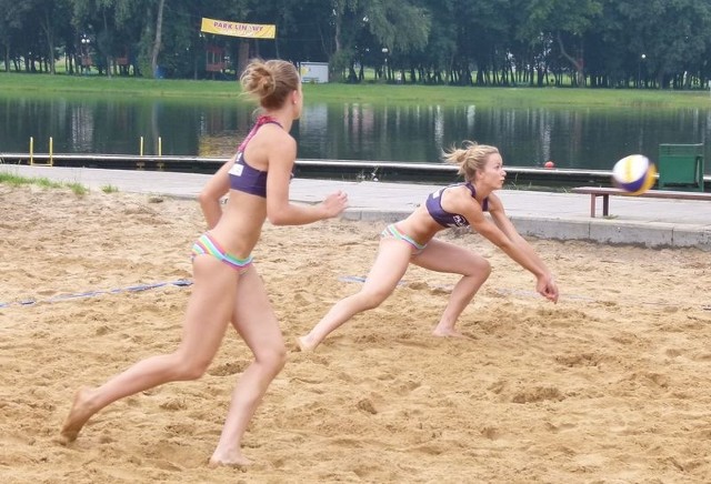Nad zalewem na Borkach odbywa się ogolnopolska olimpia młodzieży w siatkówce plażowej.
