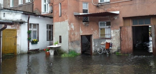 Zdjęcie ulicy Dworcowej w Żaganiu