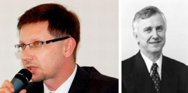 (Od lewej) Mariusz Olszewski i Jerzy Suchański będą kandydować na prezydenta Kielc.