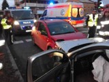 Nowy Sącz. Na ulicy Rejtana zderzyły się trzy samochody [ZDJĘCIA]