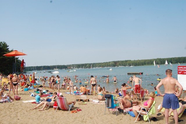 Na kąpielisku w Pieczyskach znów wywieszono białą flagę