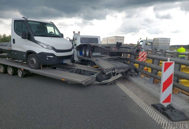 Zderzenie na autostradzie A4.