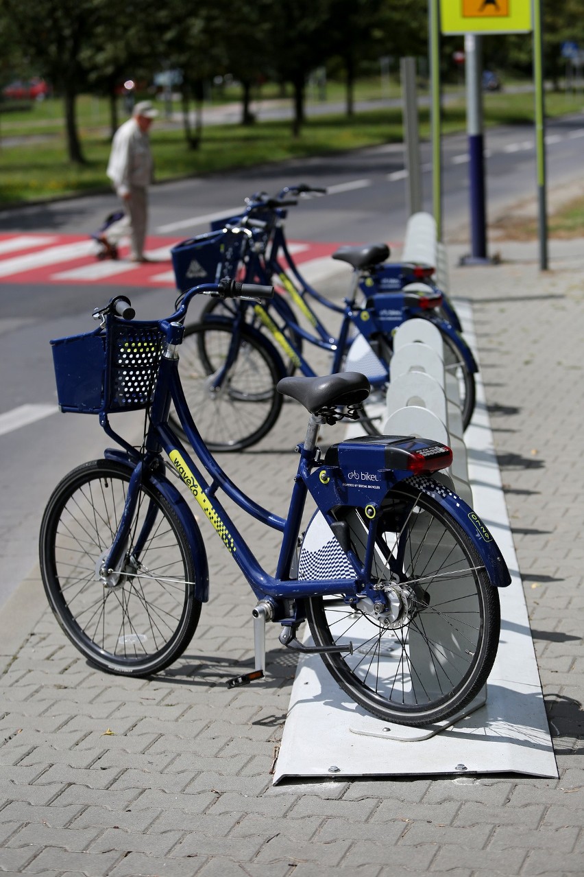 Nowa stacja miejskiego roweru Wavelo stanęła ostatnio m.in....