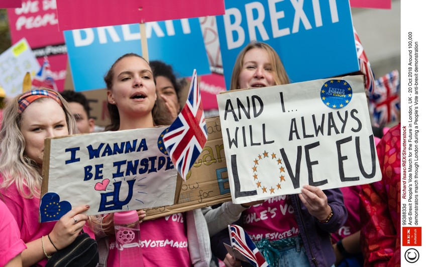 Setki Tysięcy Brytyjczyków protestowało na ulicach Londynu