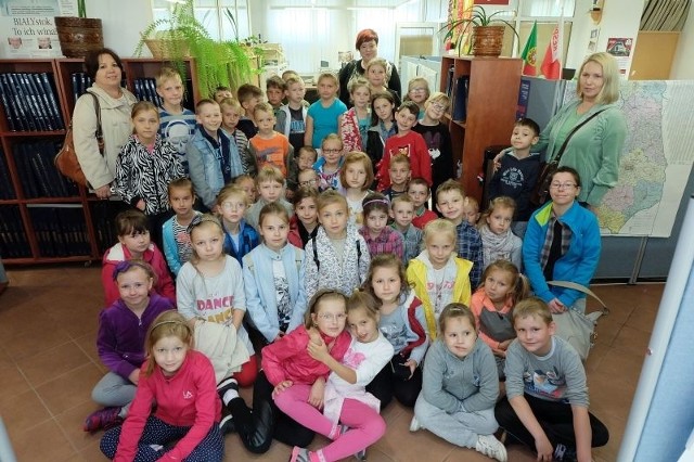 We wtorek przyjechały do nas dzieci ze Szkoły Podstawowej nr 2 w Łapach. Towarzyszyły im opiekunki:  Dorota Tymińska,  Izabela Lewicka i Bożena Jarczewska.