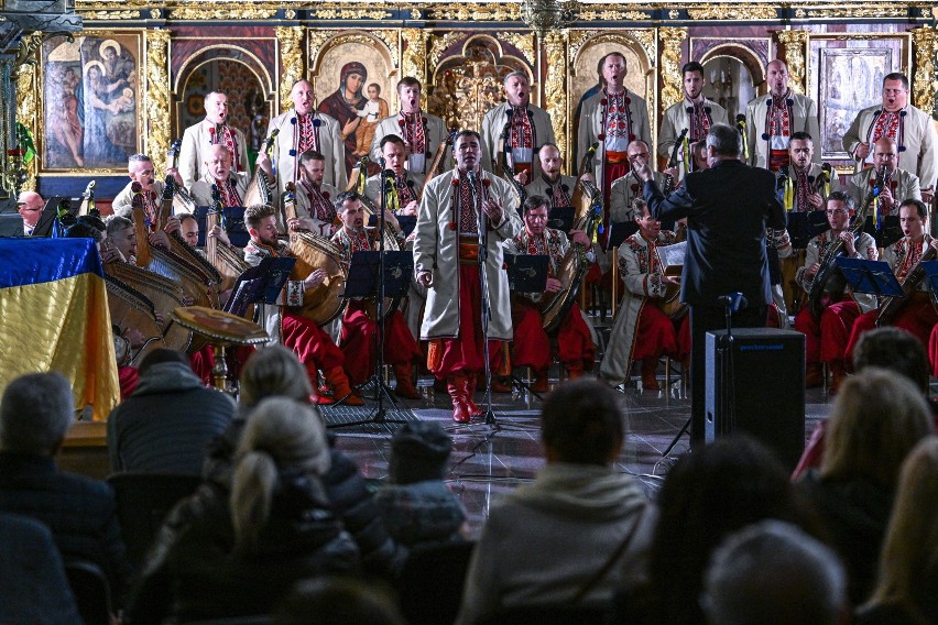 W jarosławskiej cerkwi zagrał jeden z najstarszych zespołów Ukrainy - Narodowa Kapela Bandurzystów [ZDJĘCIA]