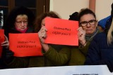 Protest pracowników Prokuratury Rejonowej w Inowrocławiu [zdjęcia, wideo]