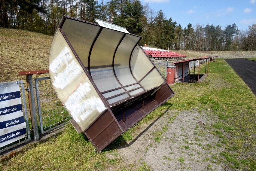 Tak obecnie wygląda stadion miejski w Gubinie.