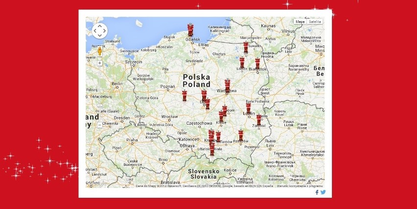 Ciężarówki Coca-Coli w Polsce