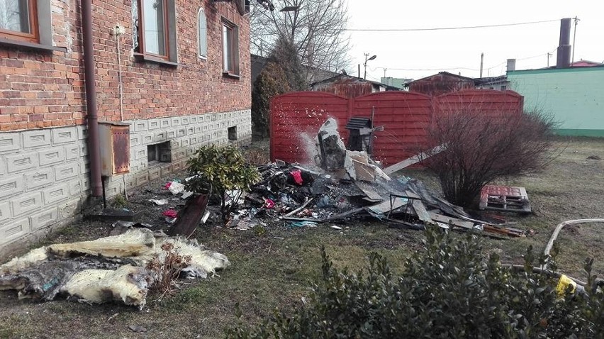 Pożar przy ul. Granicznej w Lubomi pozbawił rodzinę dorobku...