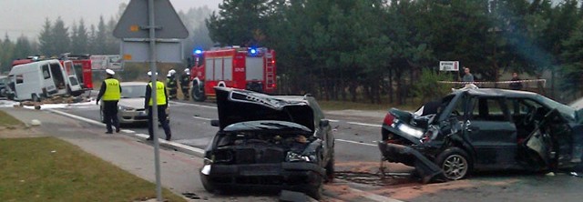 Cztery samochody zderzyły się dziś na drodze krajowej nr 19 w Stobirenej k. Rzeszowa.