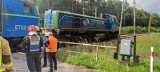 Pożar lokomotywy elektrycznej. Są utrudnienia na trasie kolejowej między Kielcami a Suchedniowem. Zobacz zdjęcia 