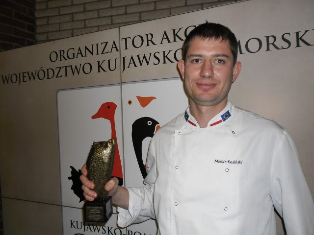 W kategorii "Najlepszy przepis na potrawę z gęsiny&#8221; Złoty Półgęsek otrzymał Marcin Kosiński i restauracja "Jan Olbracht Browar Staromiejski&#8221; w Toruniu.