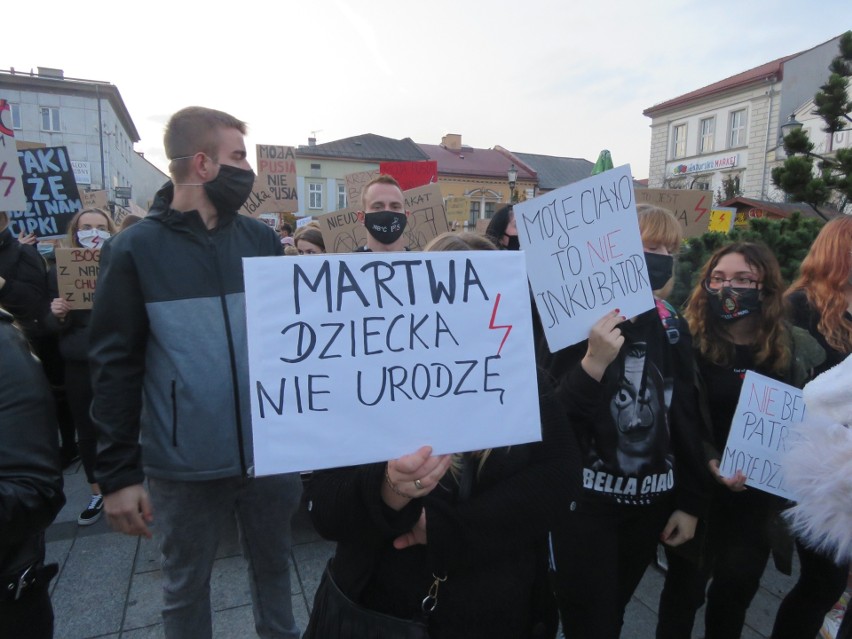 Protest kobiet w Wadowicach, 28 października 2020r.