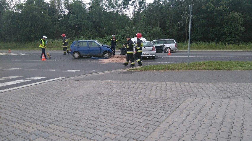 Wypadek na skrzyżowaniu Królewieckiej i Mrągowskiej,...