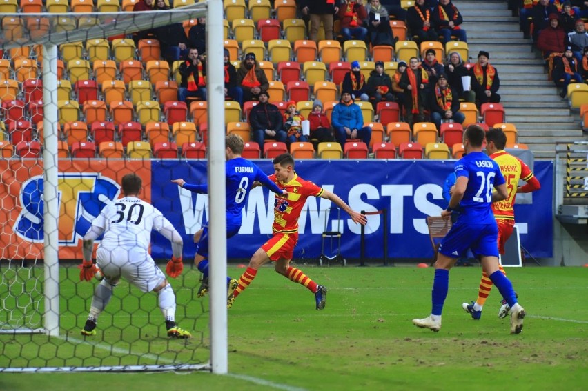 Jagiellonia Białystok - Wisła Płock 1:0. Szczęśliwe zwycięstwo Jagiellonii. Najważniejsze są jednak trzy punkty! (zdjęcia)