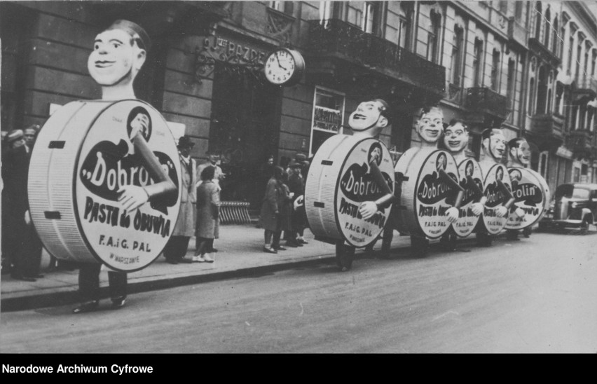 Reklama pasty do butów Dobrolin, lata 1922-1939.