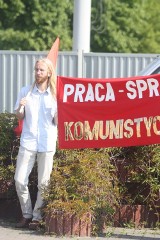Niech żyje socjalizm! - demonstracja komunistów w Dąbrowie Górniczej [ZDJĘCIA]