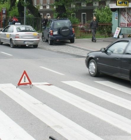 Do podobnego potrącenia doszło kilka dni temu na ulicy Kolejowej w Białymstoku