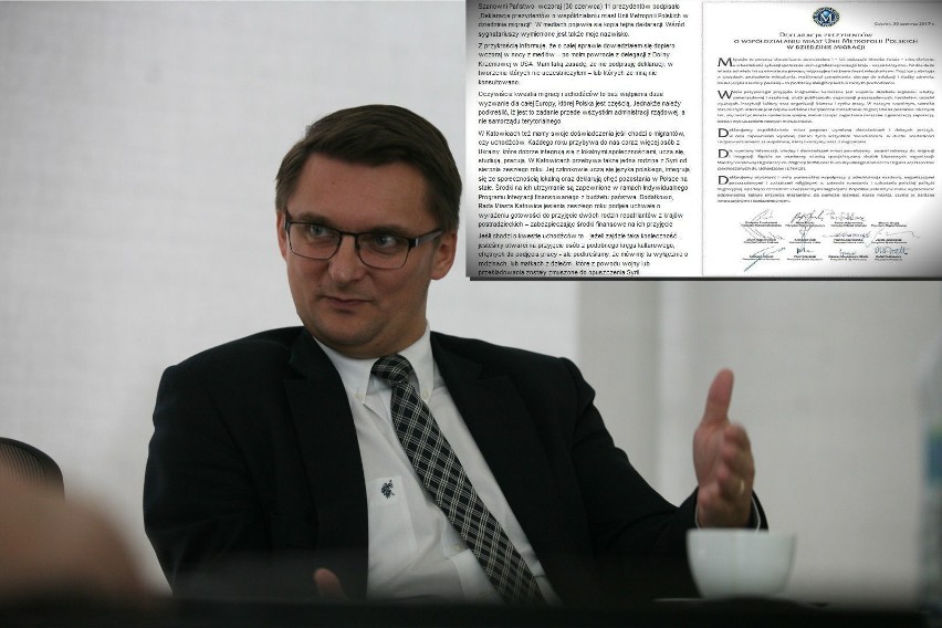 Deklaracja ws. migrantów: Skąd nazwisko Marcina Krupy pod dokumentem?