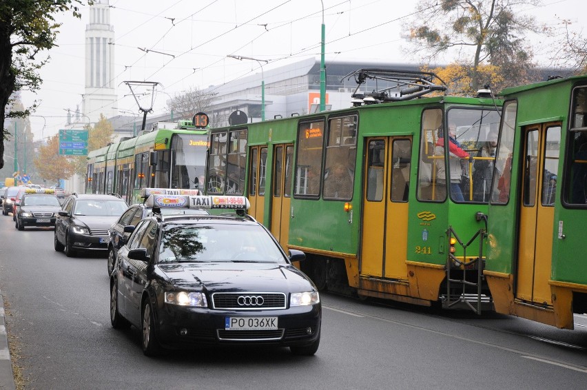 Grunwaldzka: Tramwaj potrącił rowerzystę