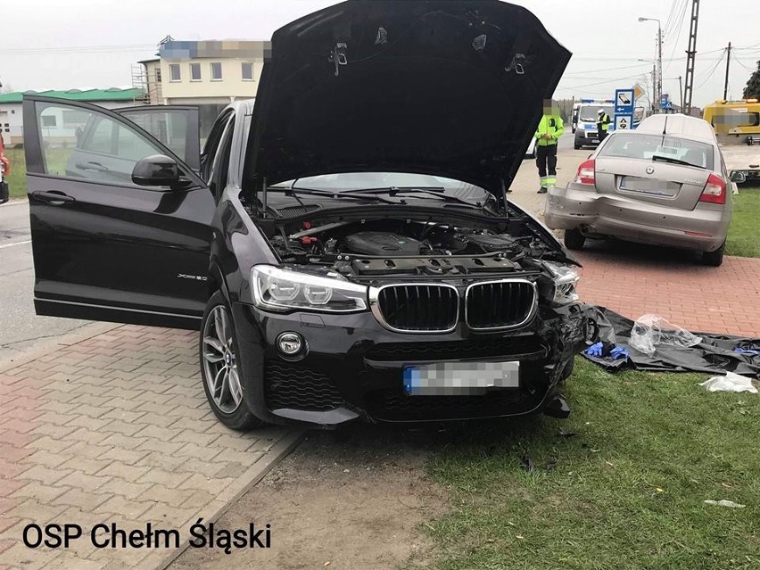 Wypadek w Chełmie Śląskim