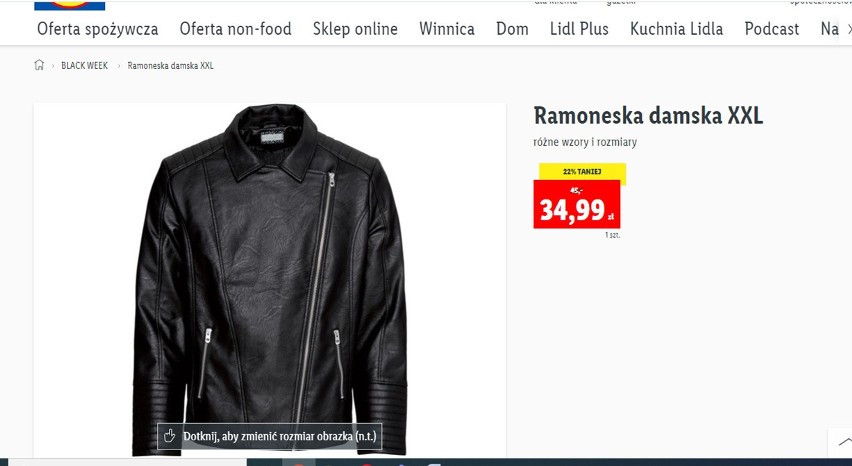 Ramoneska damska za 34,99 zł