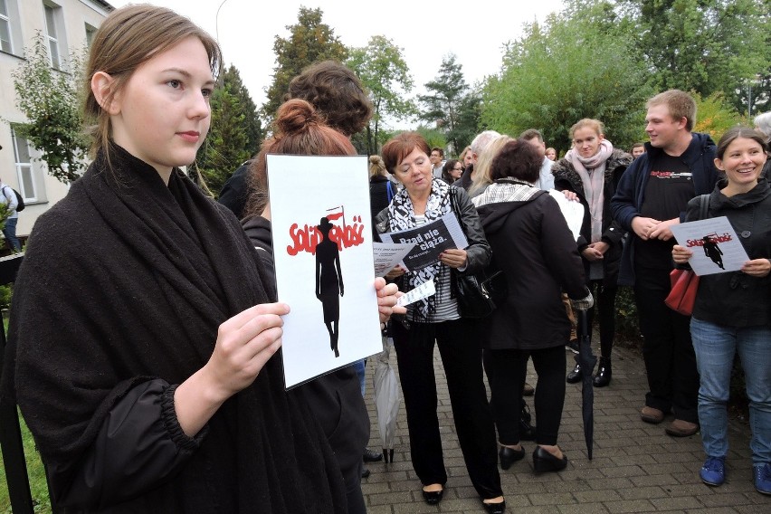 Czarny Protest w Ostrołęce [ZDJĘCIA, WIDEO] 