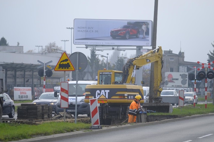 Inwestycja na Grudziądzkiej stanowi I etap przebudowy drogi...