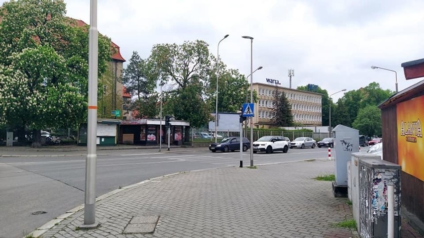 Rejon skrzyżowania ulicy Katowickiej z Ozimską w Opolu do...