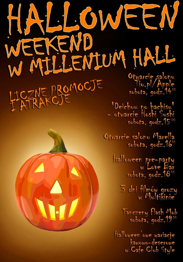 Halloween w Millenium Hall.