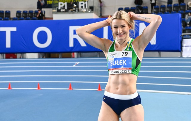 Wieloboistka Adrianna Sułek podczas halowych mistrzostw świata w Belgradzie sięgnęła po srebrny medal