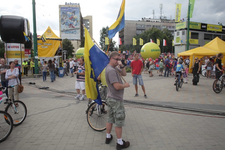 Żółto-niebieski Tour de Pologne? Śląskich flag było mało