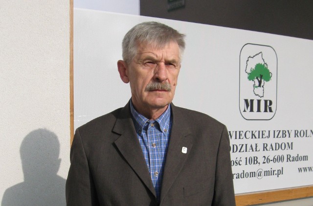 Zbigniew Getler, kierownik biura Mazowieckiej Izby Rolniczej w Radomiu.