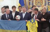 Poroszenko spotkał się z piłkarzami reprezentacji Ukrainy. "Wasza postawa jednoczy nasz naród"