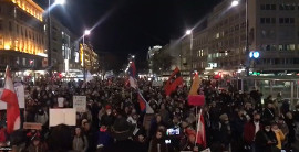 Austria: Ogromny protest przeciw lockdownowi. Kilkadziesiąt tysięcy wyszło na ulice