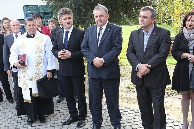 Otwarcie tłoczni soków owocowych w Bielinach