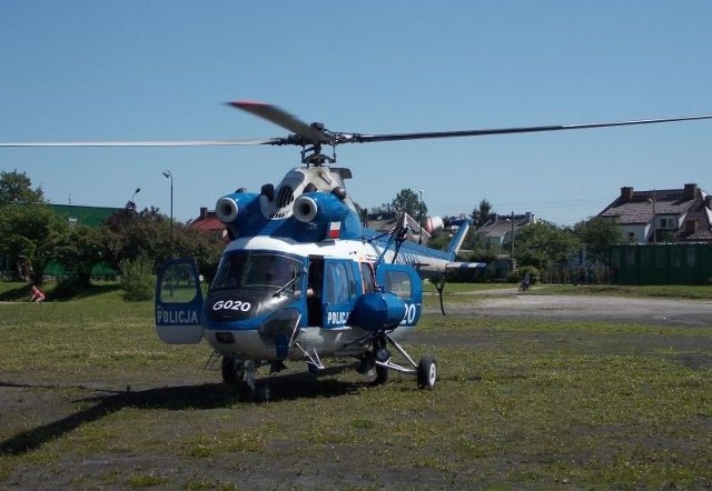 W akcji poszukiwawczej wykorzystano policyjny helikopter.