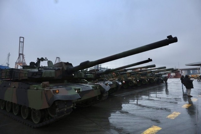 Na zdjęciu czołgi K2 "Black Panther"