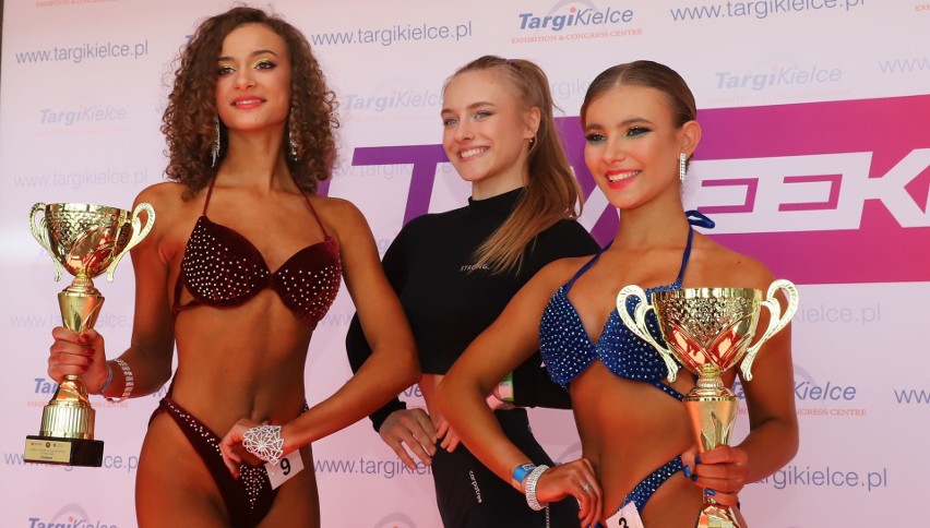 Piękne dziewczyny w debiutach w fitness w Targach Kielce. Świetnie spisały się zawodniczki Black&White Ostrowiec. Zobacz zdjęcia 